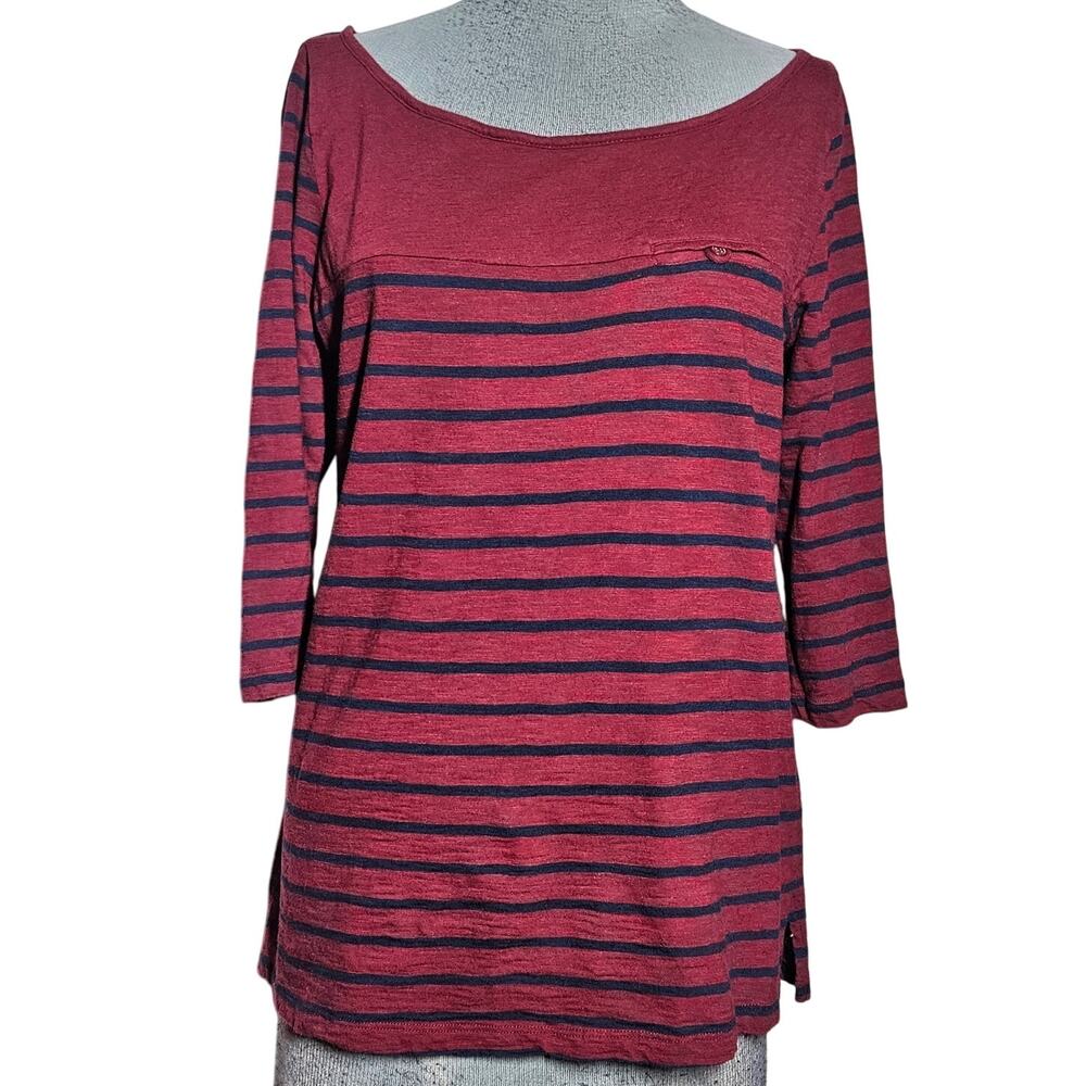 Cotton Striped Top Size Large
